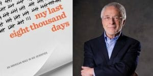 Professor Lee Gutkind and a page from his book "My Last Eight Thousand Days: An American Male in his Seventies."